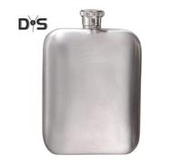 (silver) 6 OZ Easy to Carry Wine Bottle Square Durable Comfortable Grip Small Whiskey Wine Pot