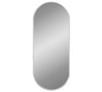 (silver, 60 x 25 cm) vidaXL Wall Mirror Oval Hall Vanity Toilet Hanging Mirror Multi Colours/Sizes