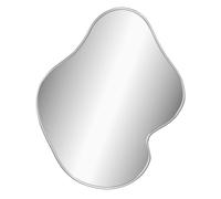 (silver, 60 x 50 cm) vidaXL Wall Mirror Bathroom Vanity Make up Mirror Multi Colours 50x40/60x50 cm