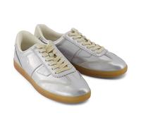 (Silver, 8 (Adults')) TOMS Collins Leather Women's Silver Trainers
