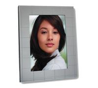 Silver 8x6 Photo Frame with Square Detail