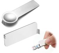 Silver 9 mm Italian Charm Opening Tool, Double Sided Italian Charm Tool for Adding and Removing 9mm and Charm Stainless Steel Fashion Jewelry Italian Charm Bracelet Link Tool Italian Style Charms