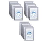 SILVER A4 Premium Wooden Picture Frame with Glass Front | Freestanding Wall Mount or Tabletop Display Great For Home Wall Decor, Office (Set Of 15)