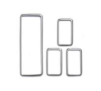 Silver ABS Car Window Lift Switch Frame Cover Trim Replacement for Land Rover For Discovery Sport 2020 2021 2022 2023 HGMGFYCX