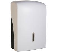 (Silver) ABS Plastic Large Multifold Paper Towel Dispenser