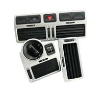 Silver Air Conditioner Outlet Front Dash Center Console Air Vent Outlet For VW For Bora For JETTA For Golf MK4 1J1819703E 1J1819704E CRRYUQWWM