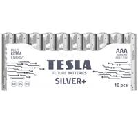 Silver Alkaline Battery AAA (LR03, Micro Pencil Battery, Shrink) Pack of 10