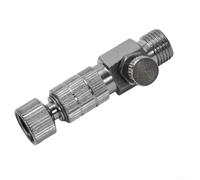 Silver Alloy Airbrush Coupling Adapter Quick Disconnect