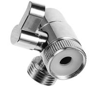Silver Alloy Bathroom Tap Adapter Bathtub Faucet Connector for 1/2 Inch