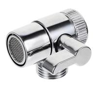 Silver Alloy Bathtub Faucet Valve Diverter for 1/2 Inch Tap