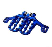 Silver Alloy Bike Footrests Wide for platform Design Silver Alloy(C)