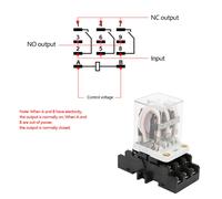 Silver Alloy Contact JQX-38F Relay 40A