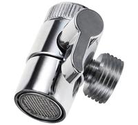 Silver Alloy Faucet Replacement 1/2 Inch for Diverter Valve Bathroom Tap