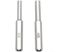 Silver Alloy Steel Screwdriver Kit With 3.8mm And 4.5mm Magnetic Sleeves For Sfc N64 Game Console Disassembly And Electronic Repair Tasks