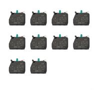 Silver Alloy ZBE101/ZBE102 Single Contact Block Screw Clamp Terminal Electrical Switch Connector for Electronics Industrial Applications Interior Exterior Use 10 Pack 30x29mm(ZBE-102)
