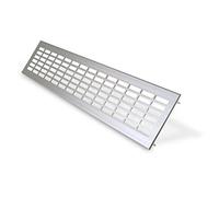 Silver Aluminium Air Vent Grille 40mm x 300mm
