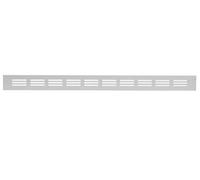 40x500mm / 2x20 inch Silver Air Vent Grille Cover - Aluminium Ventilation Louvre Grill