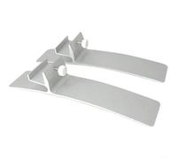 Silver Aluminum Alloy Infrared Heating Panel Stand Holder, 1 Pair Feet Base for Home Heating System Accessories, Stable Support(Silver)