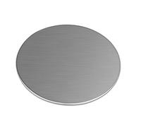 Silver Aluminum Disc, Round Stamping Blank for Crafts, Alloy Circular Plate Thickness 1mm-8mm 1pc(1.0x100mm)
