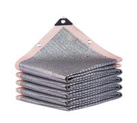 Silver Aluminum Foil 2x7m Sun Shade Net 85% UV Block Sunlight Reflective Shade Cloth,shading net with grommets,for Patio,Garden,Balcony, Carport,Plants - Custom