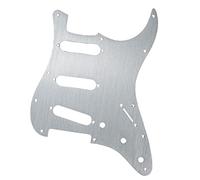 Silver Aluminum Metal Guitar Pickguard 11 Hole Electric Guitar Pickguard SSS For Guitar Parts Electric Guitar Parts