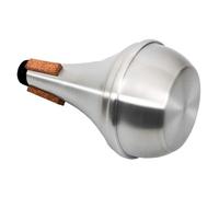 Silver Aluminum Practice Trumpet Mute Silencer Trumpet Straight Mute Sordine Reduce Sound Tool
