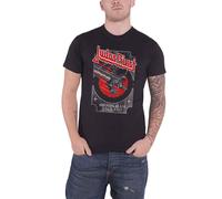 Silver and Red Vengeance T Shirt Judas Priest Black S