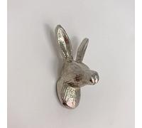 Silver Animal Metal Drawer Pulls Knobs Cupboard Bedroom Kitchen Upcycle (12. Hare)