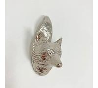 Silver Animal Metal Drawer Pulls Knobs Cupboard Bedroom Kitchen Upcycle (3. Mr. Fox)