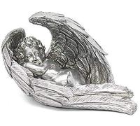 Silver Art Leonardo Collection Sleeping Cherub Angel Ornament Figurine Gift