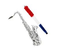 Silver B key tenor saxophone set woodwind instrument with carrying case mouthpiece cleaning brush and accessories Beginner Saxophone