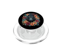 Silver Back Gorilla Flower Garden PopSockets PopGrip for MagSafe