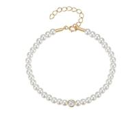 Silver Bangles，Adjustable Lobster Clasp Fashion High-End Temperament Simple Everyday Versatile S925 Sterling Silver Single Pearl Diamond Bracelet, Energy Jewellery For Women Gold