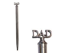 Silver Barrel Pen with Dad Word Top Ideal Father's Day Gift