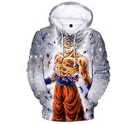 Silver Basic Boys 3D Printed Hoodie Japanese Anime Son Goku Cosplay Merch Sportswear Sweatshirt Halloween Costume