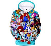 Silver Basic Boys Fashion 3D Printed Hoodie Sweatshirt Casual Outfit Top Perfect for Video Game Fans S,4681Silver-3