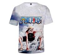 Silver Basic Boys Fashion 3D Printed T Shirt Inspired by Anime One Piece Tshirt Pirate Hunter Straw Hat Captain Luffy T-Shirt Summer Tops XXS,82One Piece-1