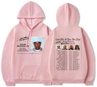 Silver Basic Call Me If you Get Lost Hoodie for Men/Women Popular Hip Hop Rapper New Album Support Sweatshirt for Music Fans S,Pink-1