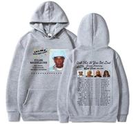 Silver Basic Call Me If you Get Lost Hoodie for Men/Women Popular Hip Hop Rapper New Album Support Sweatshirt for Music Fans 3XL,Grey-1