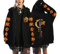Silver Basic Demon Slayer Tokito Muichiro Sweatshirt Letter printed Hip Hop Hoodie Oversized Fashion hooded streetwear-Black8-S1
