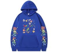 Silver Basic Heartstopper Nick and Charlie Prints Hoodie for Women/Girls Popular TV Series Heartstopper Merch 3XL,Blue-2