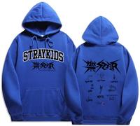 Silver Basic Kpop Stray Kids Hoodie for Women Album Rock Star Support Clothes Y2K Hoodie Christmas Jumper