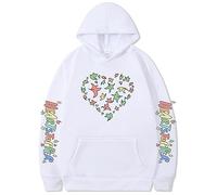 Silver Basic Men Women Heartstopper Hoodie Manga TV-Series Nick and Charlie Hoodie Long Sleeve Sweatshirt Spring Autumn Coat S,White-1
