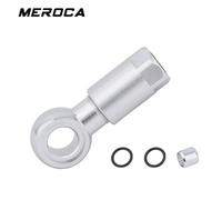 (silver) Bike Oil Needle Olive Head Connector For-Shimano BH90 Hydraulic Brake Hose SLX/XT/XTR Bicycle Caliper Connector Cycling Parts