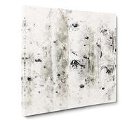 Silver Birch Tree Forest Watercolour Canvas Print | Gallery Wrapped 30mm Frame Wall Art | 14x14 inches | Ready to Hang | Modern Landscape Picture | Living Room Bedroom Lounge Office