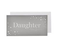 Silver Birthday Christmas Money Wallet and Envelope - Daughter