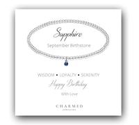 Silver Birthstone Bracelet, 4mm Bead Stretch Bracelet, Personalised Jewellery Gift, Girls, Womens, Birthday Present, Adjustable, Gifts for Her