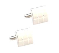 Silver Black Golden Knots Cuff Links for Men, Laser-Cut Designs, Wedding & Business Accessories