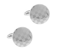 Silver Black Golden Knots Cuff Links for Men, Laser-Cut Designs, Wedding & Business Accessories