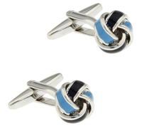 Silver Black Golden Knots Cuff Links for Men, Laser-Cut Designs, Wedding & Business Accessories